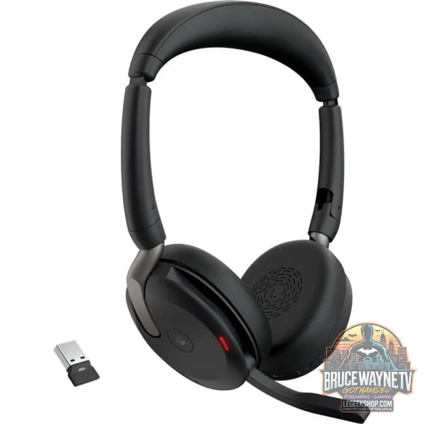 Jabra Evolve2 65 Flex Duo, Headset noir, Stereo, Microsoft Teams, USB-A, Link380a - Jabra