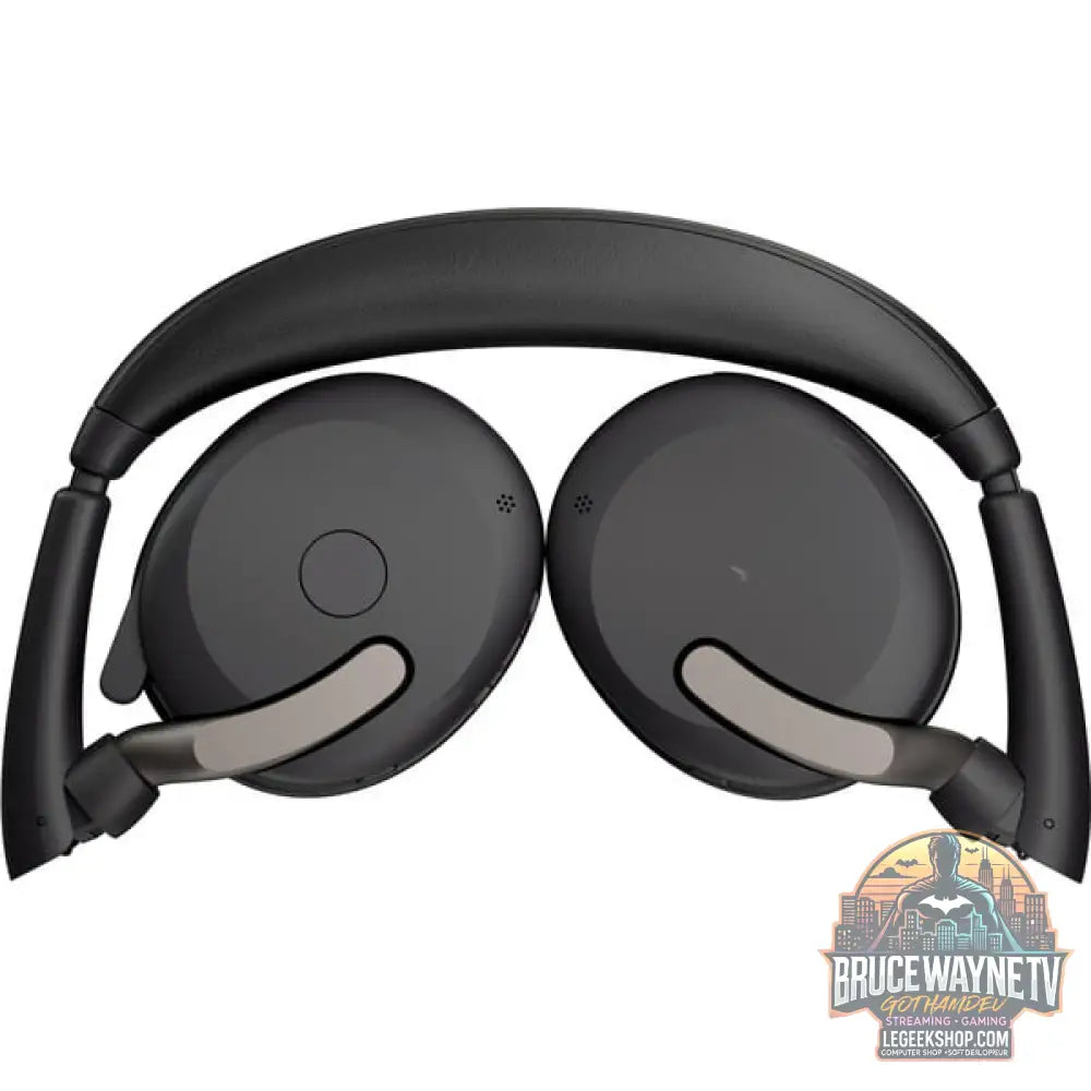 Jabra Evolve2 65 Flex Duo, Headset noir, Stereo, UC, USB-C, Link380c - Jabra - vue 3