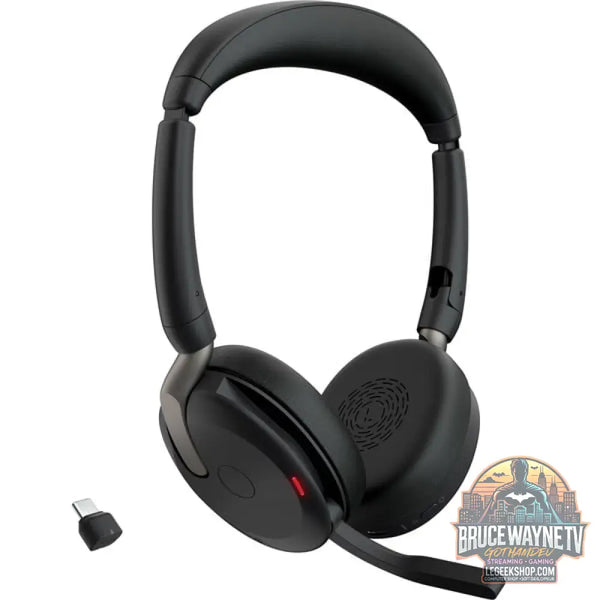 Jabra Evolve2 65 Flex Duo, Headset noir, Stereo, UC, USB-C, Link380c - Jabra