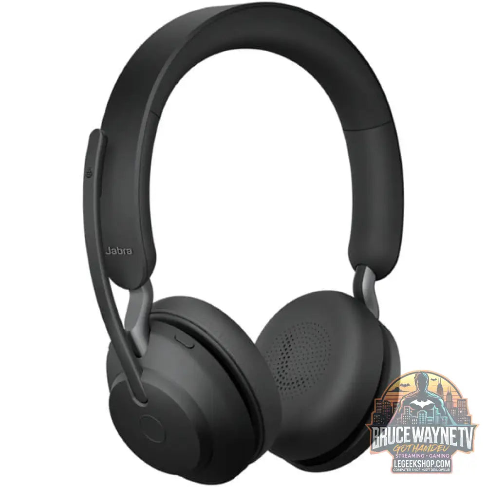 Jabra Evolve2 65, Headset noir, Microsoft Teams, USB-C, station de charge - Jabra - vue 2