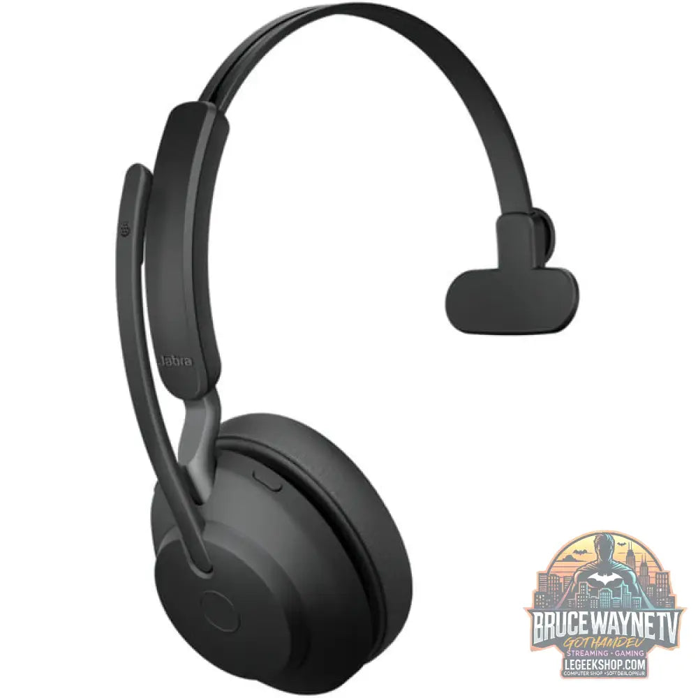 Jabra Evolve2 65, Headset noir, UC, USB-A - Jabra - vue 2