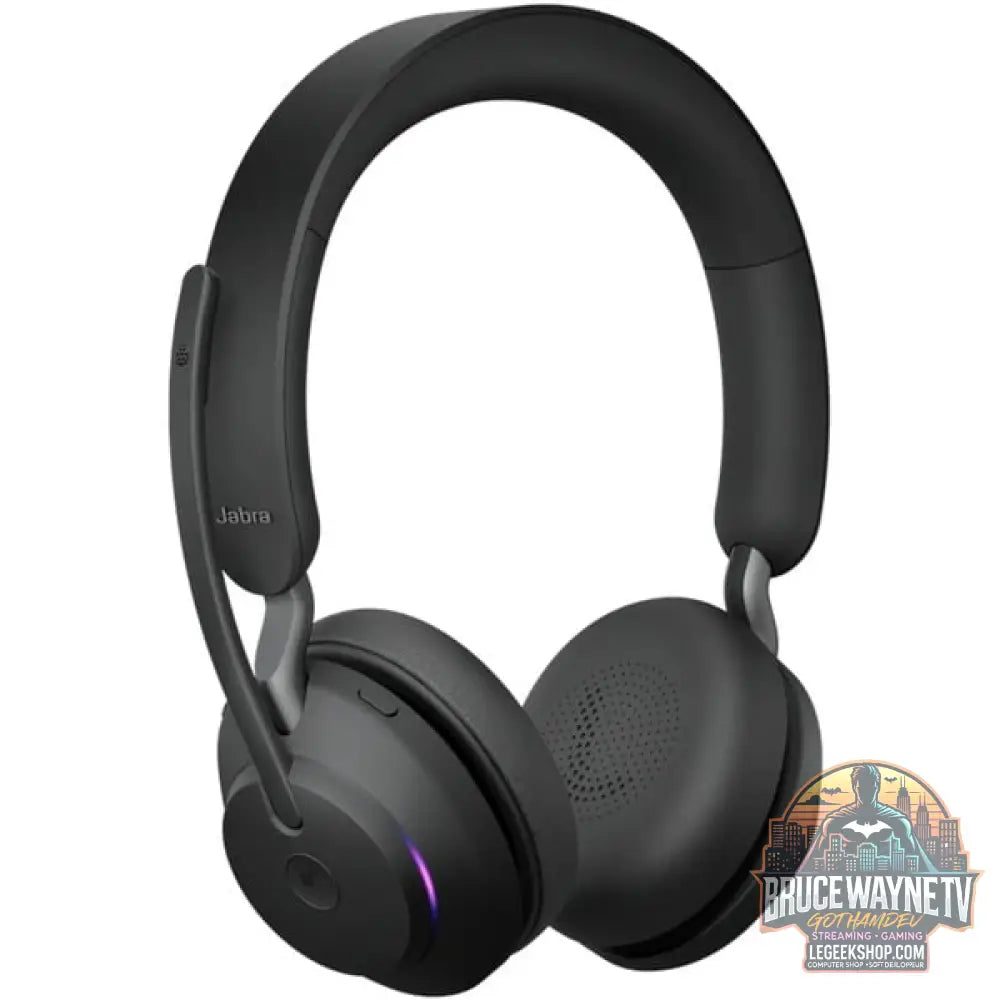 Jabra Evolve2 65, Headset noir, UC, USB-A, station de charge - Jabra - vue 2