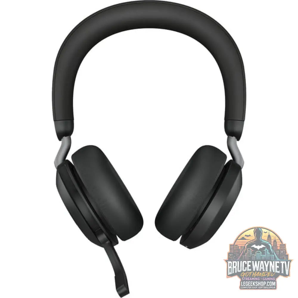 Jabra Evolve2 75, Headset noir, Link380a, MS - Jabra - vue 2