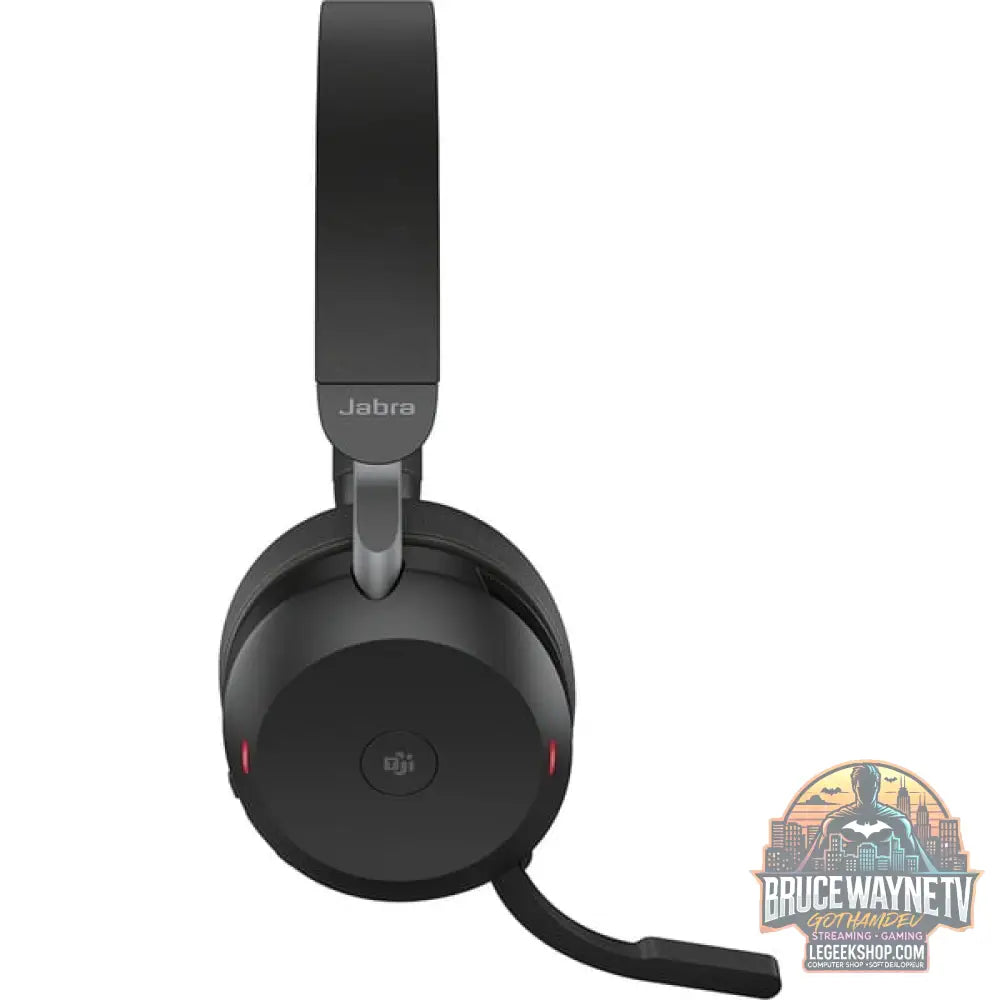 Jabra Evolve2 75, Headset noir, Link380c, MS - Jabra - vue 2