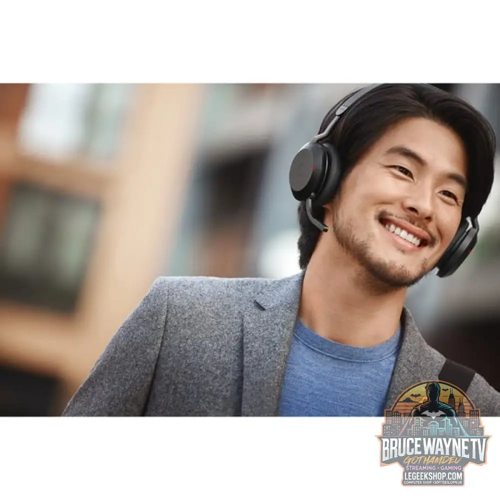 Jabra Evolve2 75, Headset noir, Link380c, MS - Jabra - vue 4