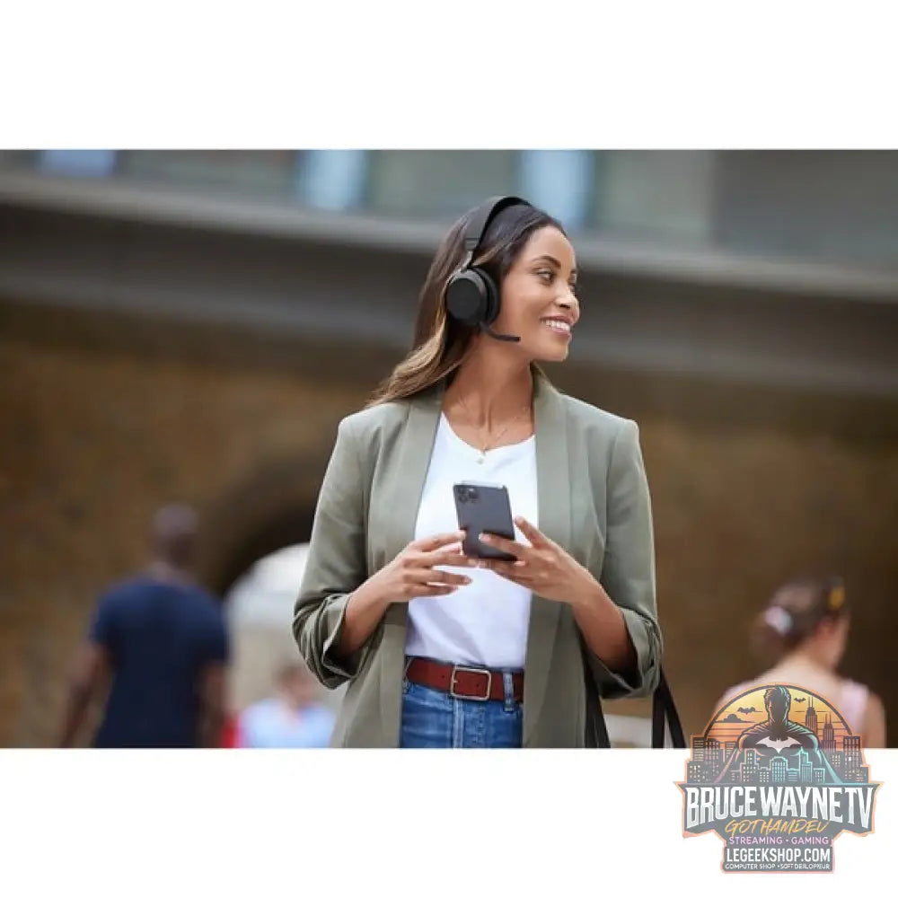 Jabra Evolve2 75, Headset noir, Link380c, UC - Jabra - vue 4