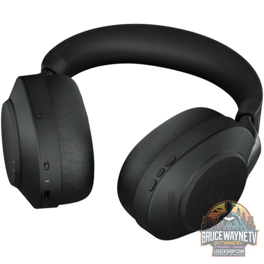 Jabra Evolve2 85, Headset noir, Stereo, UC, USB-C, DeskStand - Jabra - vue 3