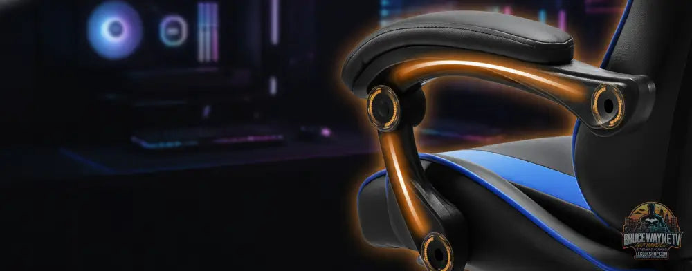 JHK chaise de jeu de course ergonomique… — vue détail 9 LeGeekShop