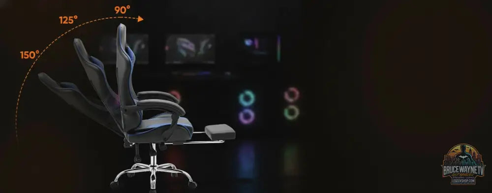JHK chaise de jeu de course ergonomique… — vue détail 8 LeGeekShop