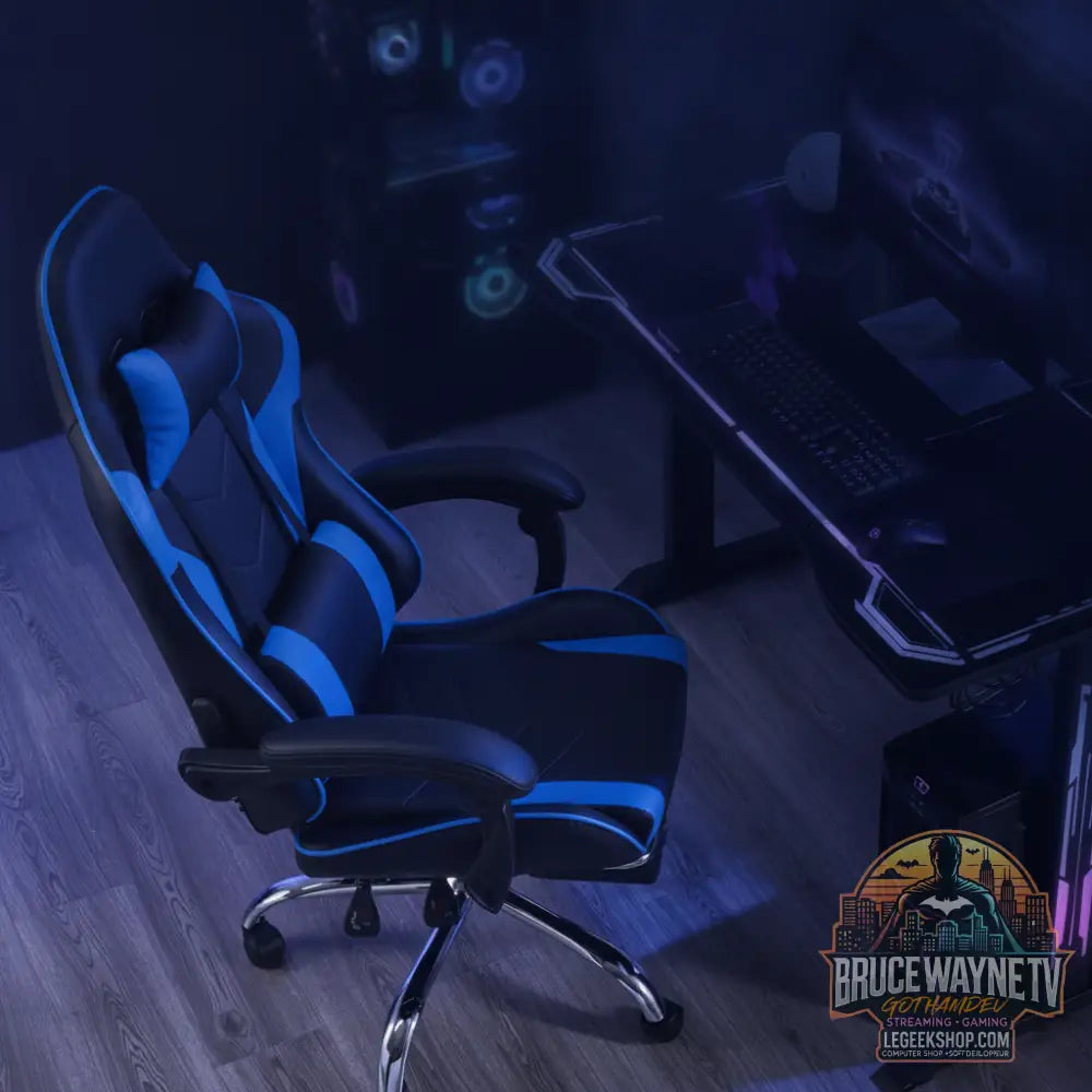 JHK chaise de jeu de course ergonomique… — vue détail 2 LeGeekShop