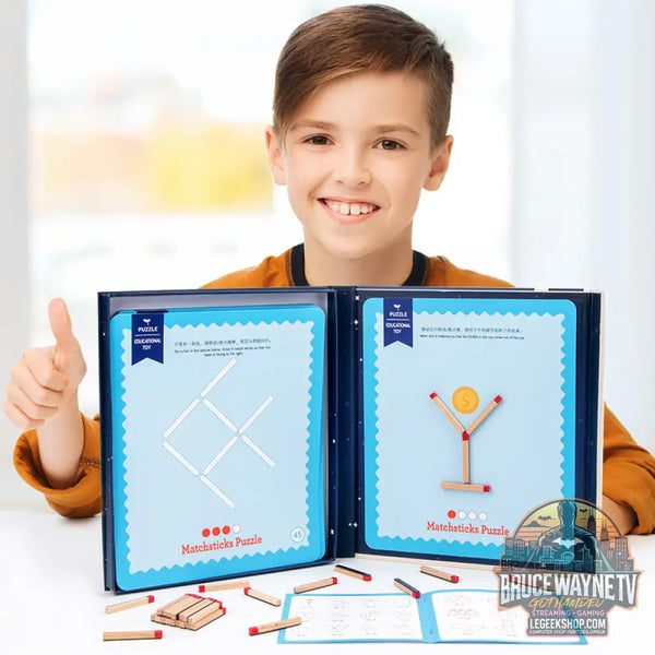 Jouet Éducatif Montessori Bois Réflexion Logique Enfant - A - Jouet Éducatif