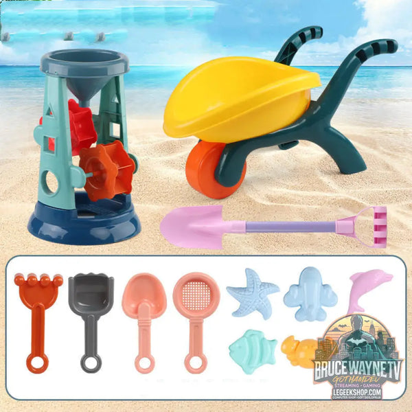 Jouets Plage Enfants Set Complet Sable Château Extérieur - Jouet Plage