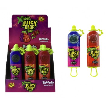 Juicy Drop Pop Xtreme Sour Cherry & Berry 26 Gr x 12