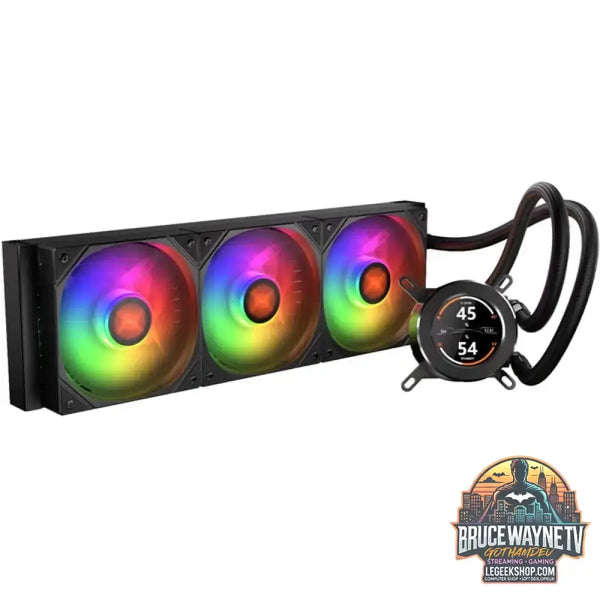 Krux HydroGlance 360 LCD, Wasserkühlung schwarz - Krux