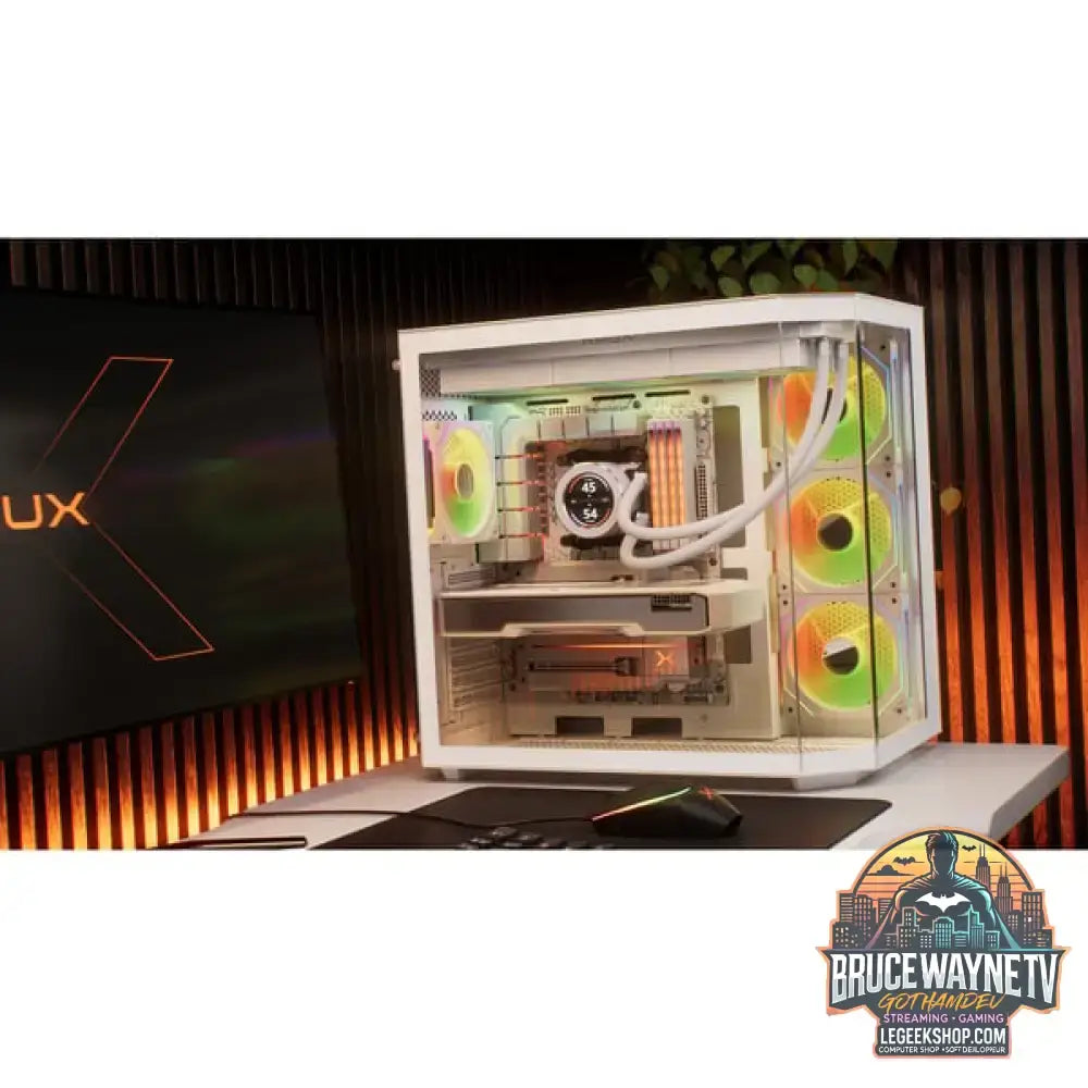Krux HydroGlance 360 LCD White, Wasserkühlung weiß - Krux - vue 8