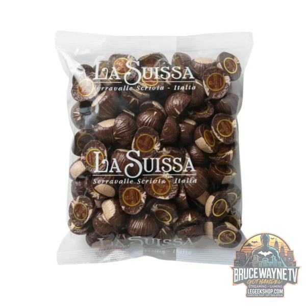 La Suissa Castagne pralines de chocolat au lait fourrées à la crème saveur châtaigne (Paquet de 1kg) - Snacks &