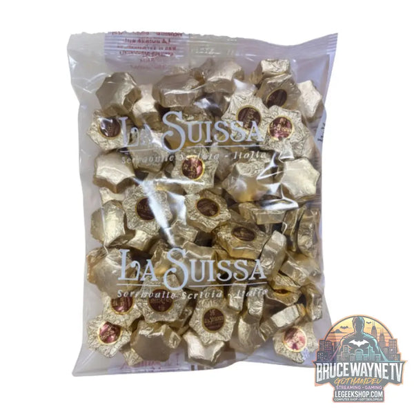 La Suissa Stelle Gianduia pralines de chocolat au lait fourrées à la crème gianduia (Paquet de 1kg) - Snacks & boissons