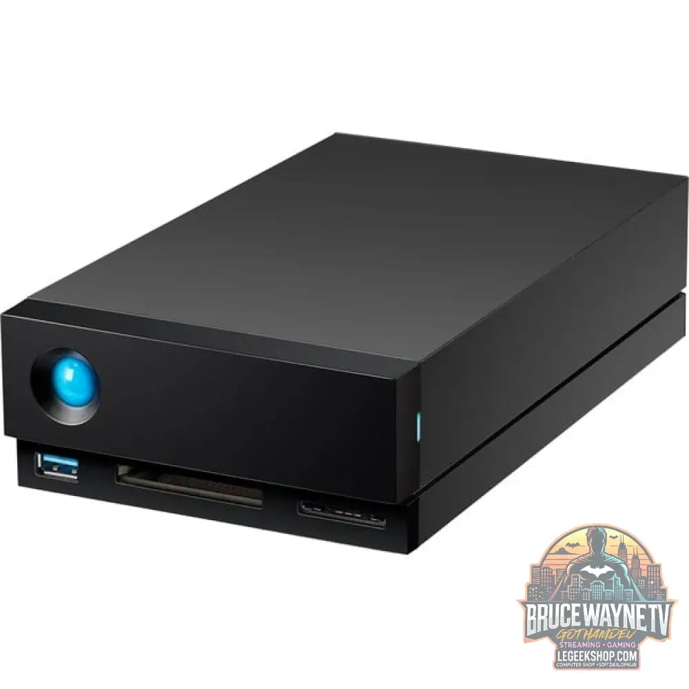 LaCie 1big Dock 8 TB, Externe Festplatte noir, extern, 2x Thunderbolt 3 - LaCie - vue 3