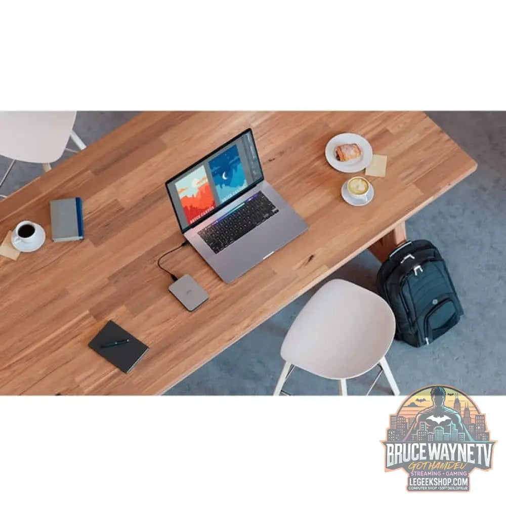 LaCie Mobile Drive Secure 2 TB, Externe Festplatte gris, USB-C 3.2 (5 Gbit/s) - LaCie - vue 5
