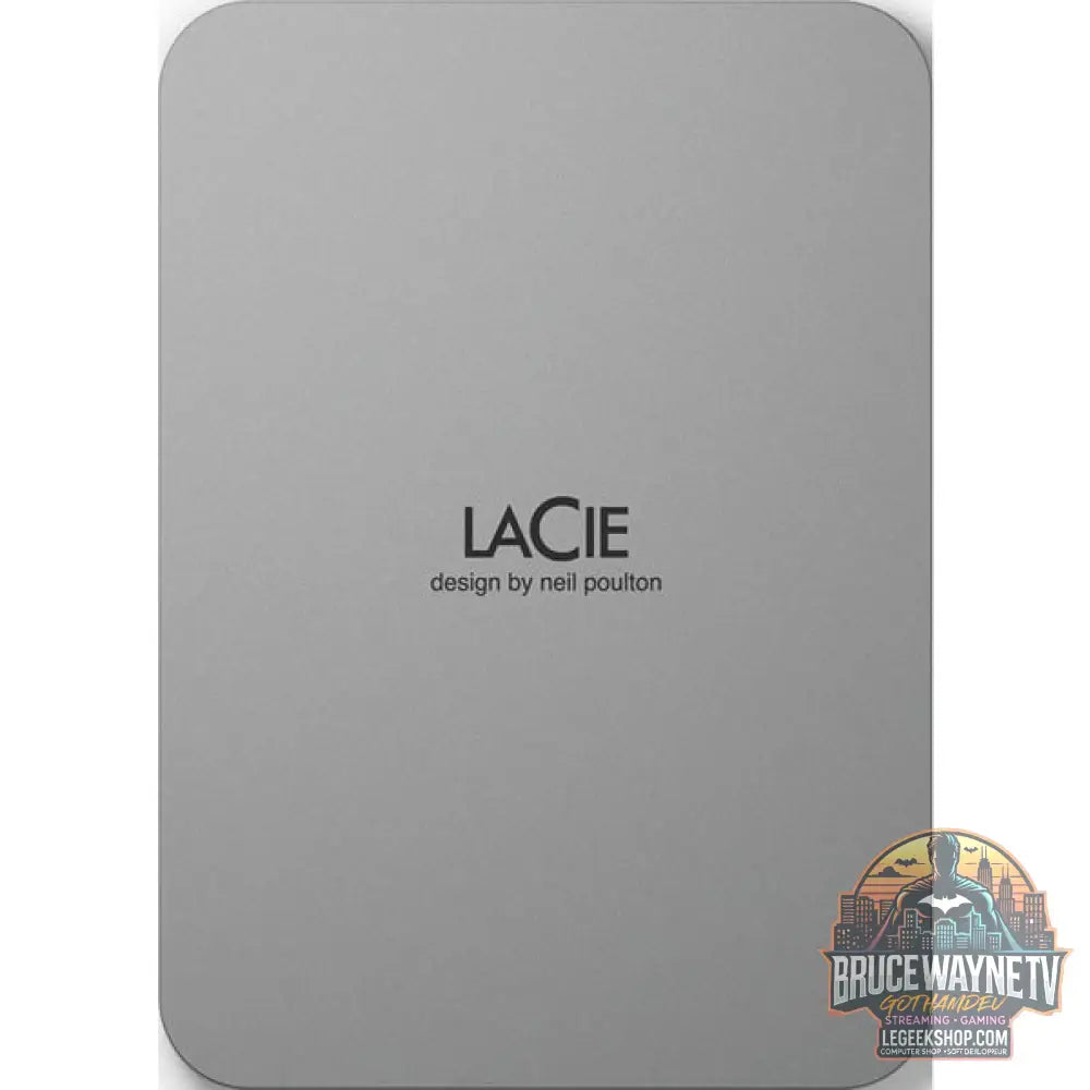 LaCie Mobile Drive Secure 4 TB, Externe Festplatte gris, USB-C 3.2 (5 Gbit/s) - LaCie - vue 2