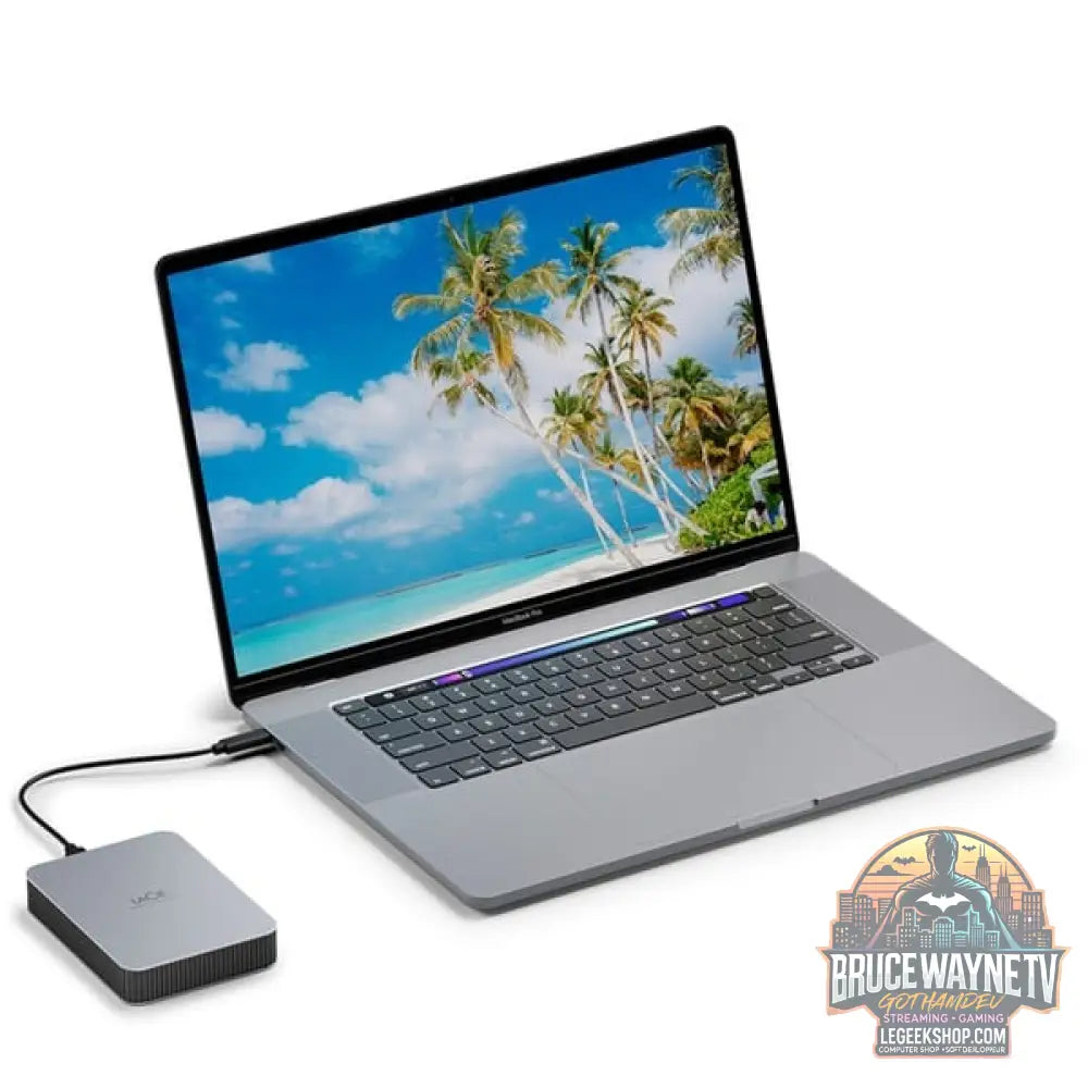 LaCie Mobile Drive Secure 4 TB, Externe Festplatte gris, USB-C 3.2 (5 Gbit/s) - LaCie - vue 6