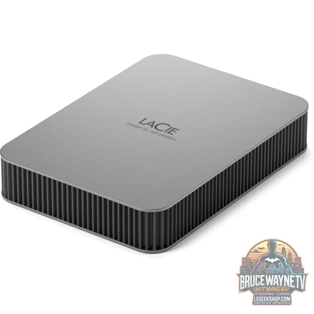 LaCie Mobile Drive Secure 5 TB, Externe Festplatte gris, USB-C 3.2 (5 Gbit/s) - LaCie - vue 3
