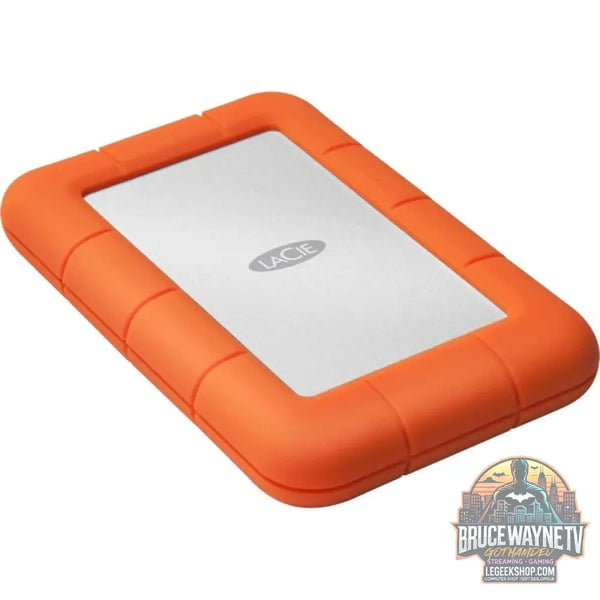 LaCie Rugged Mini 1 TB, Externe Festplatte argent/orange, Micro-USB-B 3.2 Gen 1 (5 Gbit/s) - LaCie