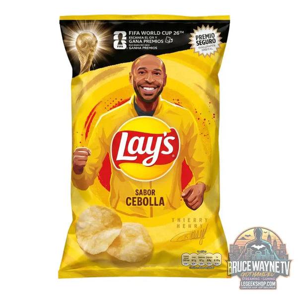 Lay’s Oignon chips saveur oignon de 150 g (Pack de 9) - Snacks & boissons importés