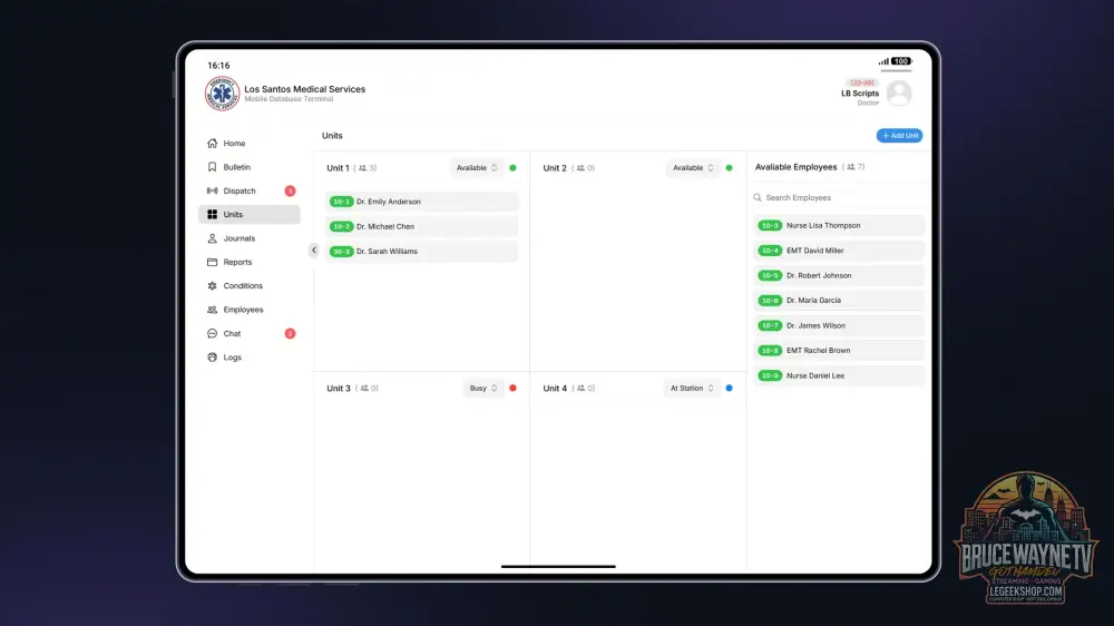 LB TABLET — Scripts & Ressources FiveM, vue 5, LeGeekShop