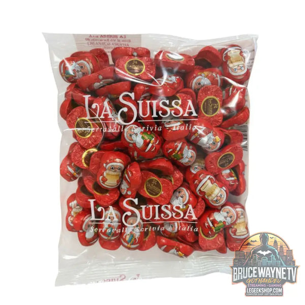 Le Père Noël suisse pralines en chocolat au lait fourrées à la crème gianduja (Paquet de 1 kg) - Snacks & boissons