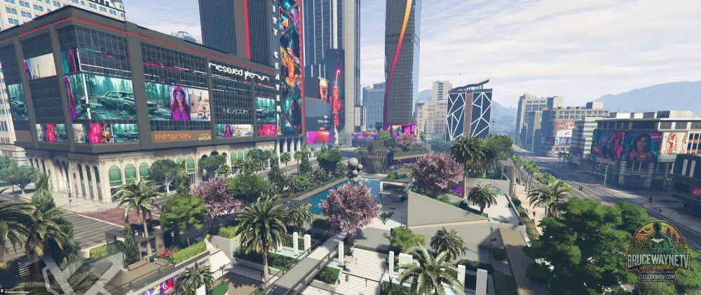 Legion Square Extended V2 — FiveM MLO, vue 7, LeGeekShop