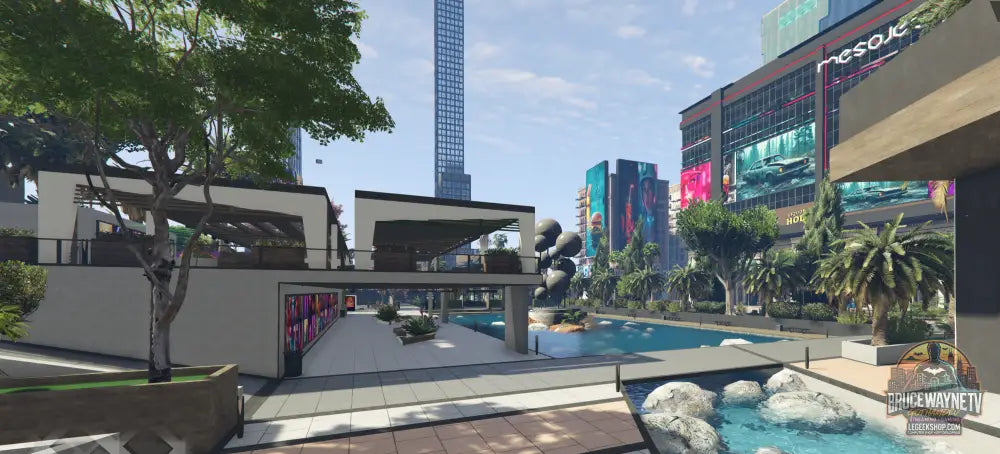 Legion Square Extended V2 — FiveM MLO, vue 4, LeGeekShop