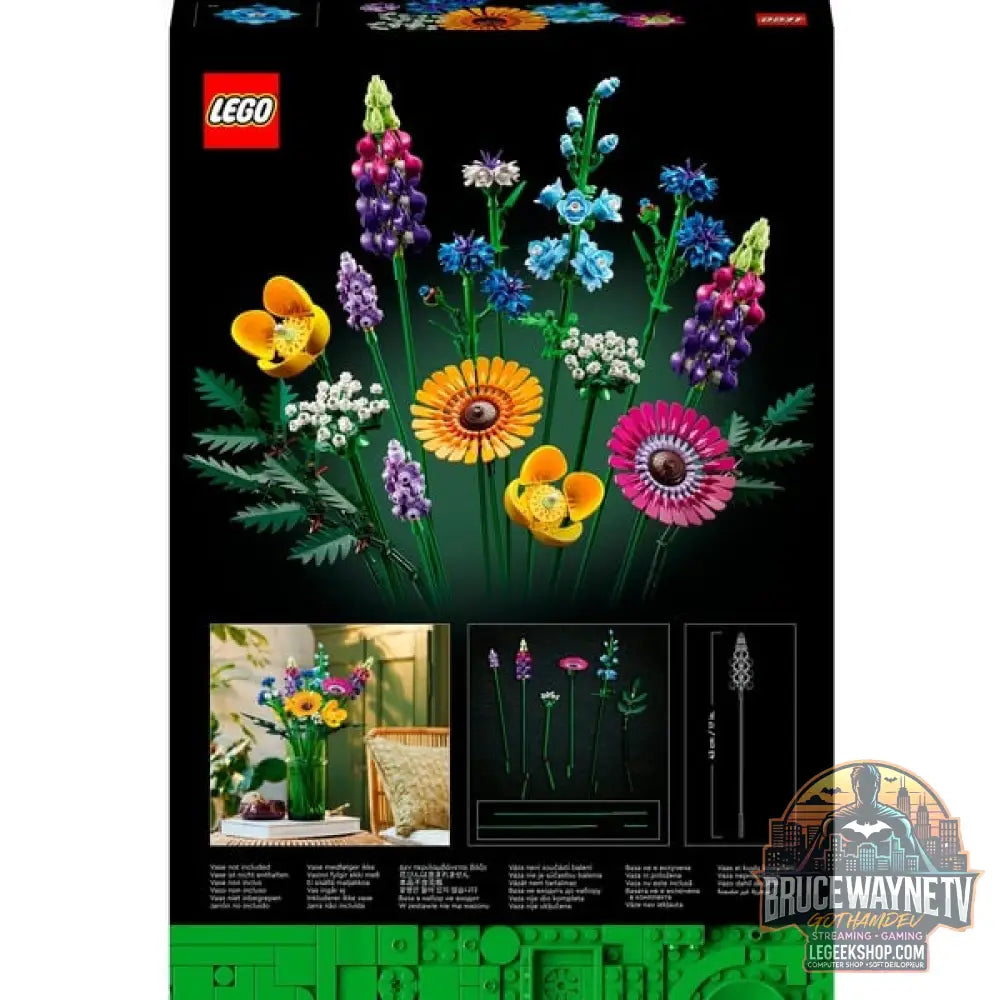LEGO 10313 Icons Wildblumenstrauß, jeu de construction - LEGO - vue 7