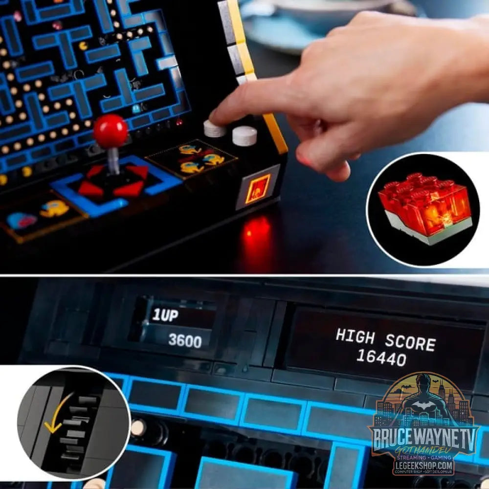 LEGO 10323 Icons PAC-MAN Spielautomat, jeu de construction - LEGO - vue 5