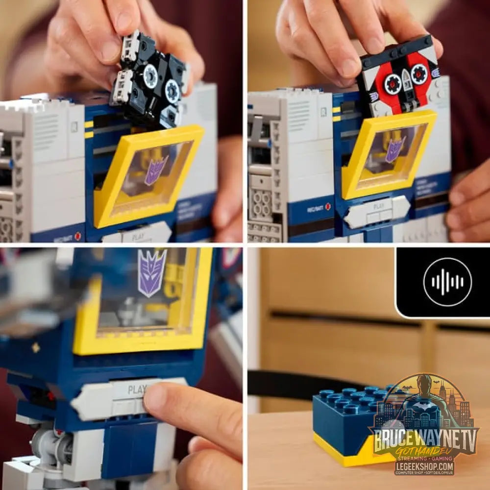 LEGO 10358 Icons Transformers: Soundwave, jeu de construction - LEGO - vue 6