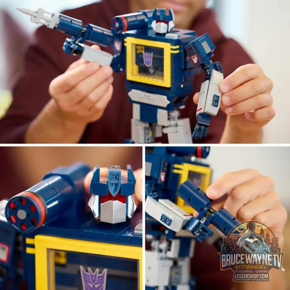 LEGO 10358 Icons Transformers: Soundwave, jeu de construction - LEGO - vue 5