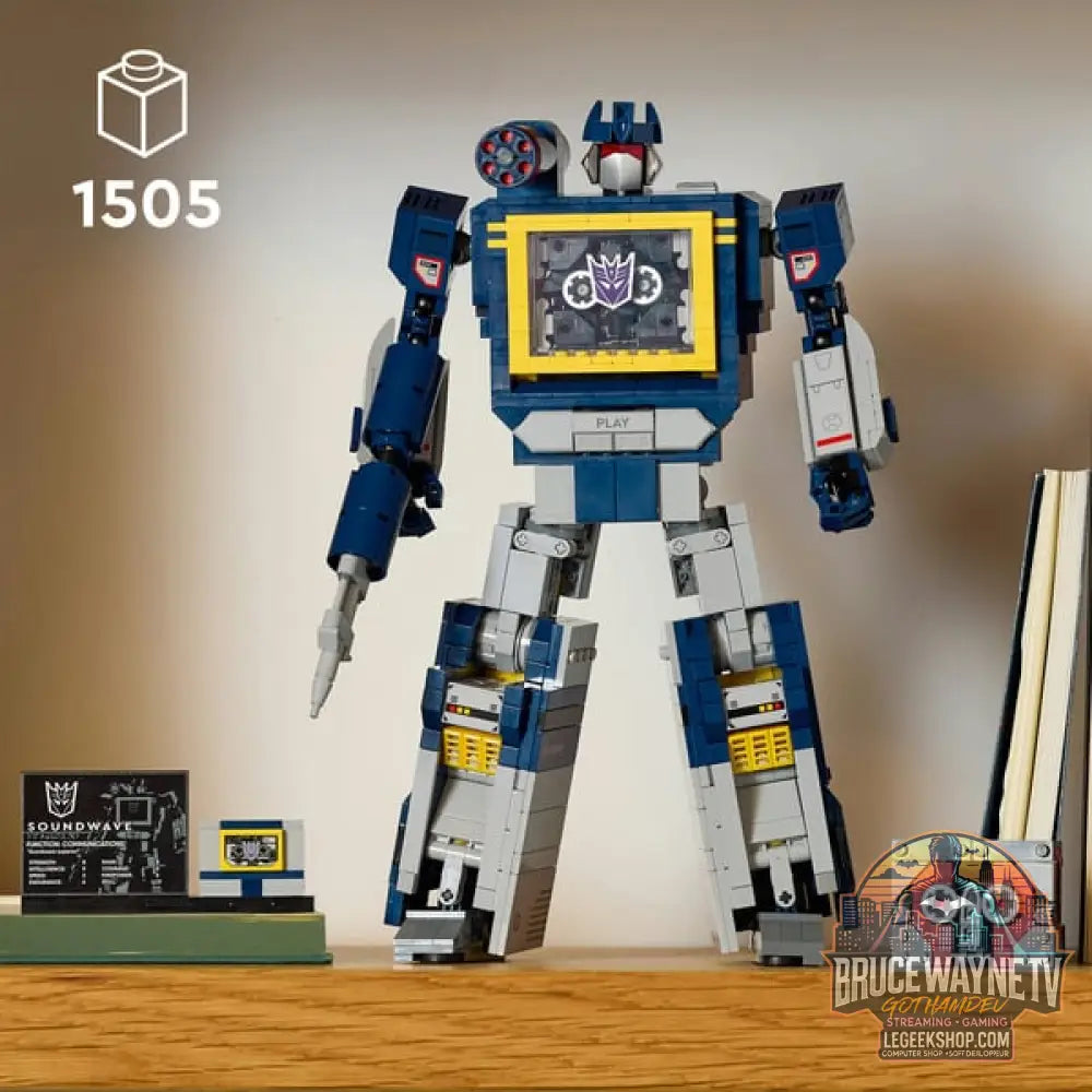 LEGO 10358 Icons Transformers: Soundwave, jeu de construction - LEGO - vue 3