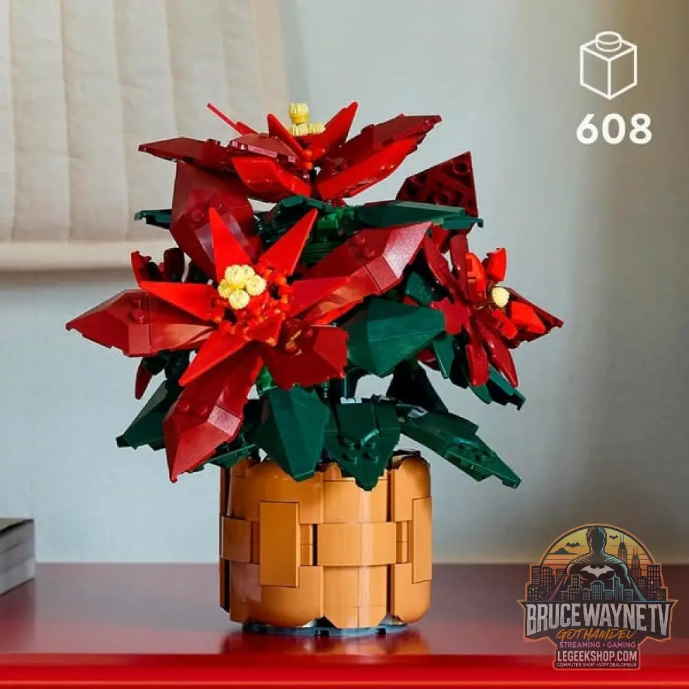 LEGO 10370 Icons Weihnachtsstern, jeu de construction - LEGO - vue 3