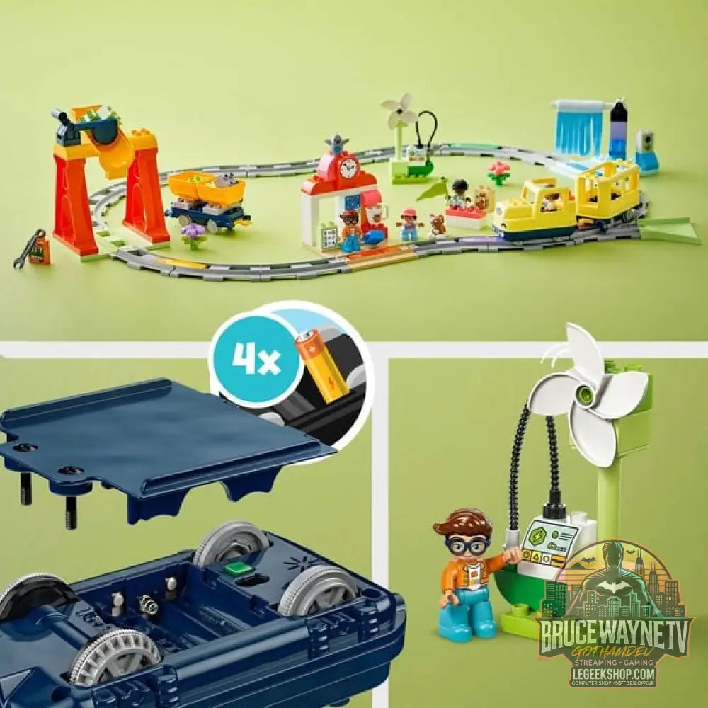 LEGO 10428 DUPLO Town Große interaktive Eisenbahn, jeu de construction - LEGO - vue 4