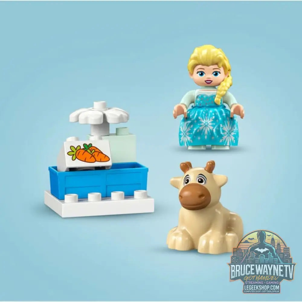 LEGO 10455 DUPLO Disney Annas et Elsas Party im Eispalast, jeu de construction - LEGO - vue 4