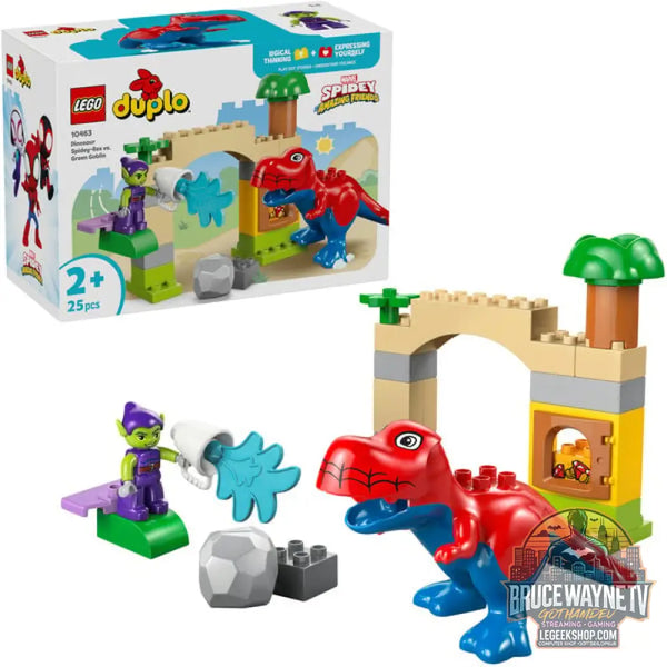 LEGO 10463 DUPLO Disney Spidey-Rex vs. Green Goblin, jeu de construction - LEGO