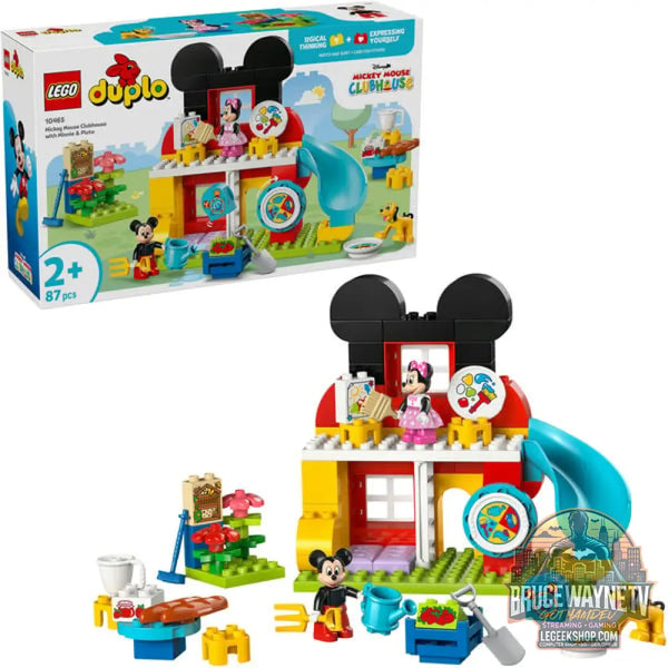 LEGO 10465 DUPLO Micky souris Wunderhaus avec Minnie et Pluto, jeu de construction - LEGO