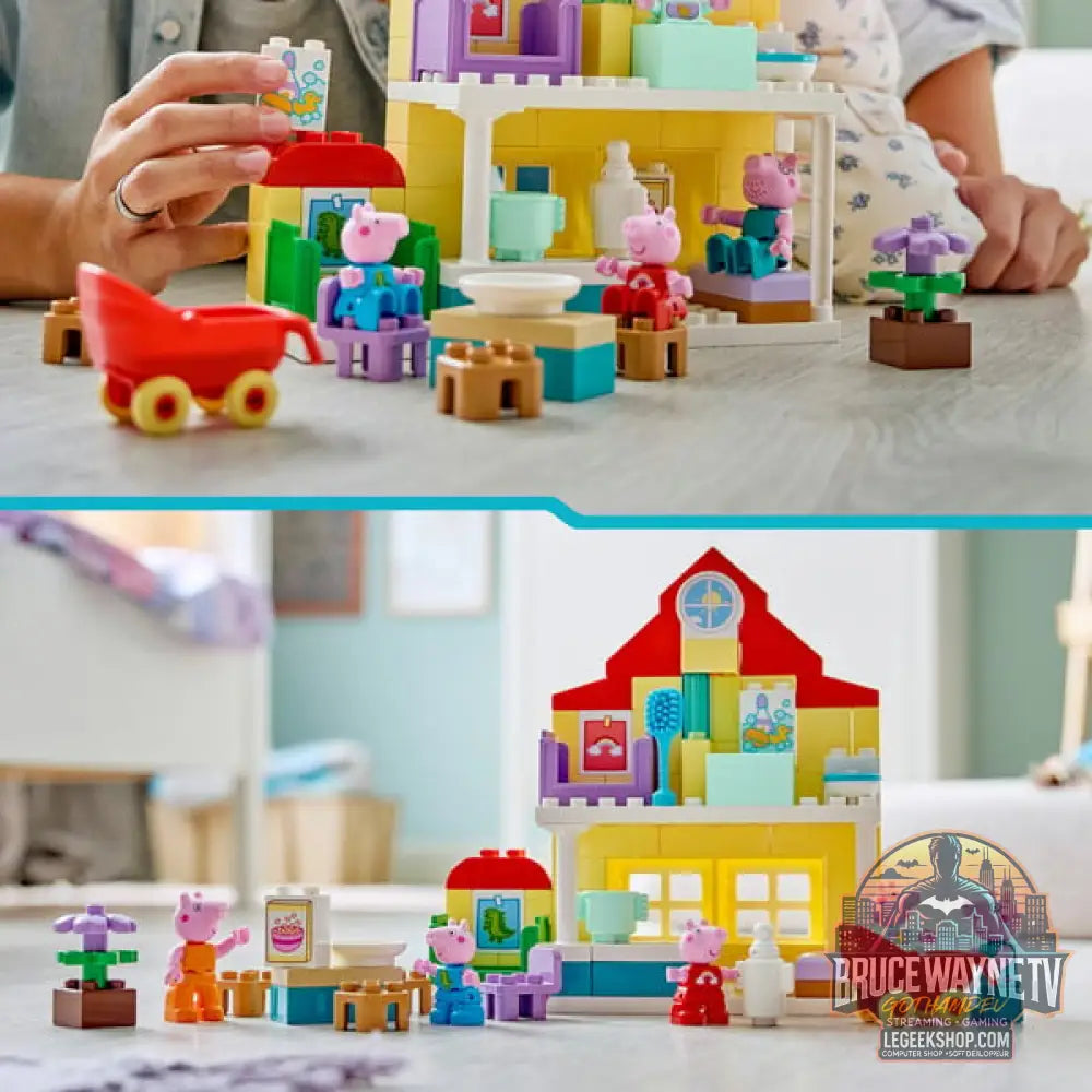 LEGO 10467 DUPLO Peppa Wutz Familienhaus, jeu de construction - LEGO - vue 6