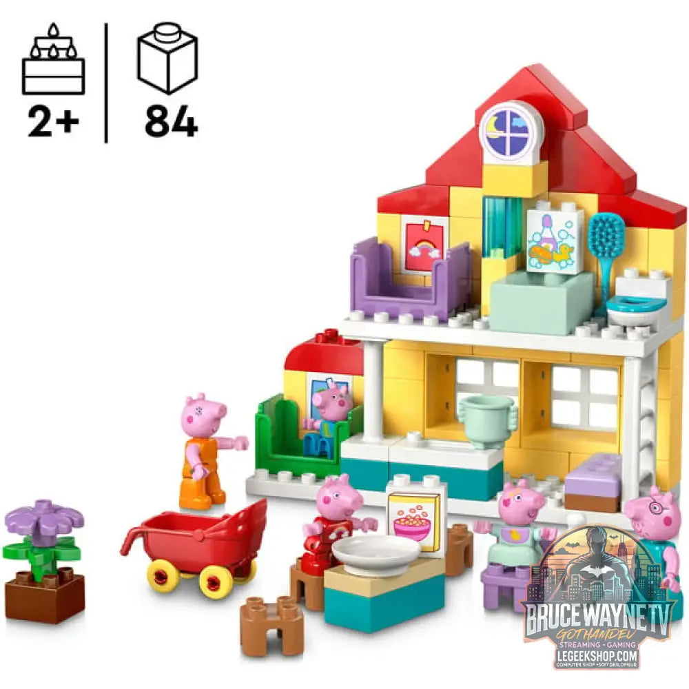 LEGO 10467 DUPLO Peppa Wutz Familienhaus, jeu de construction - LEGO - vue 3