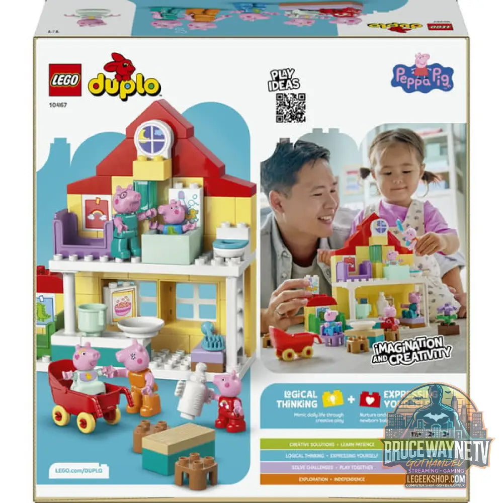 LEGO 10467 DUPLO Peppa Wutz Familienhaus, jeu de construction - LEGO - vue 7
