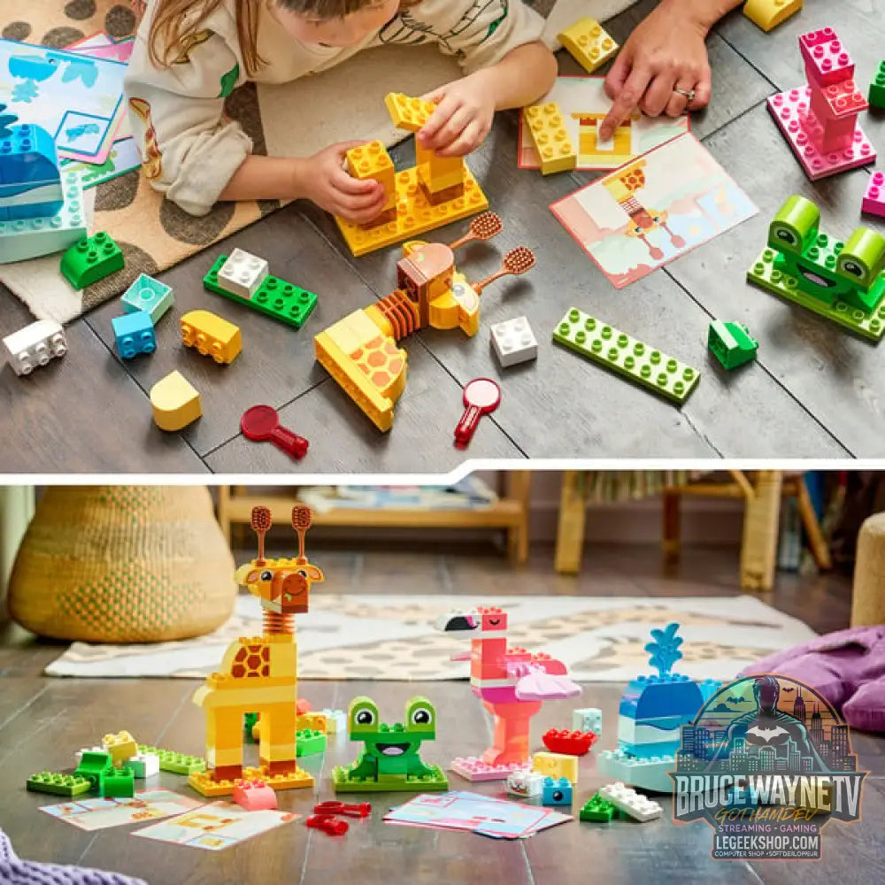 LEGO 10472 DUPLO Wir Bauen Tiere, jeu de construction - LEGO - vue 5