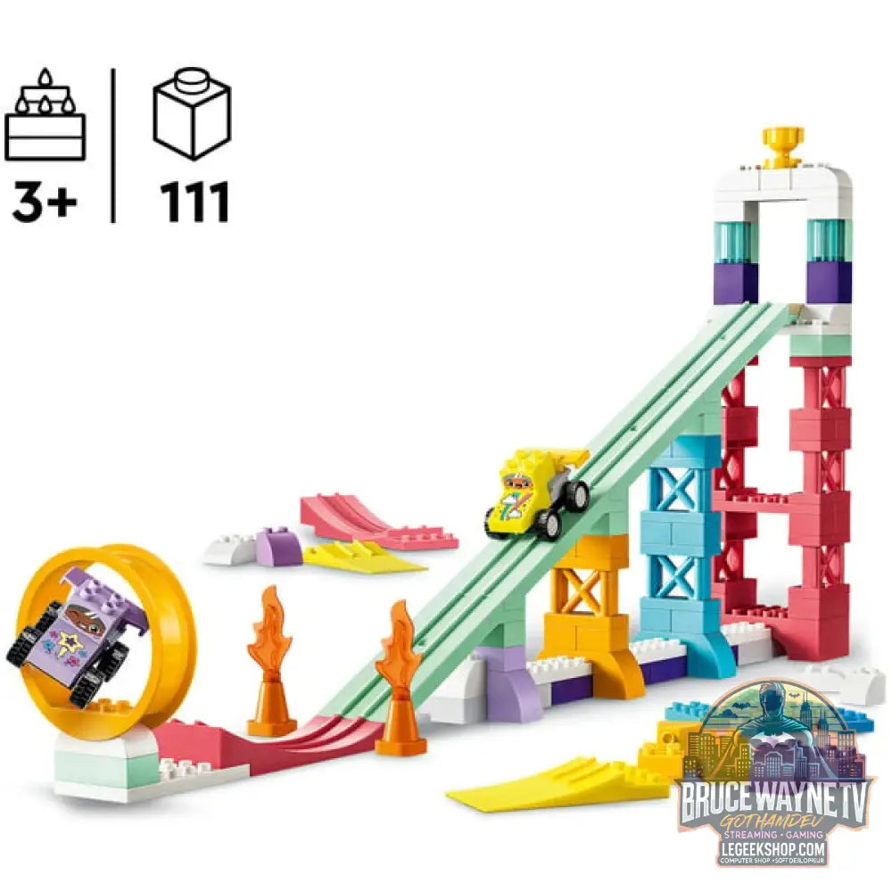 LEGO 10478 DUPLO Town Kreative Sprungschanzen avec kleinen Flitzern 3-in-1-Set, jeu de construction - LEGO - vue 2