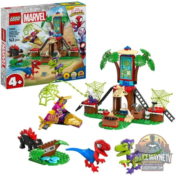LEGO 11200 Marvel Spidey et seine Super-Freunde Showdown am Baumhaus: Spidey-Rex vs. Gobby-Raptor, jeu de construction - LEGO