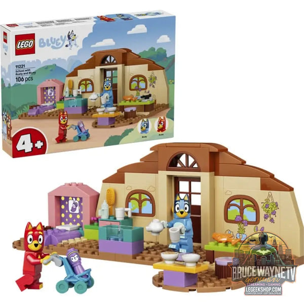 LEGO 11221 Bluey Schule avec Rusty et Bluey, jeu de construction - LEGO