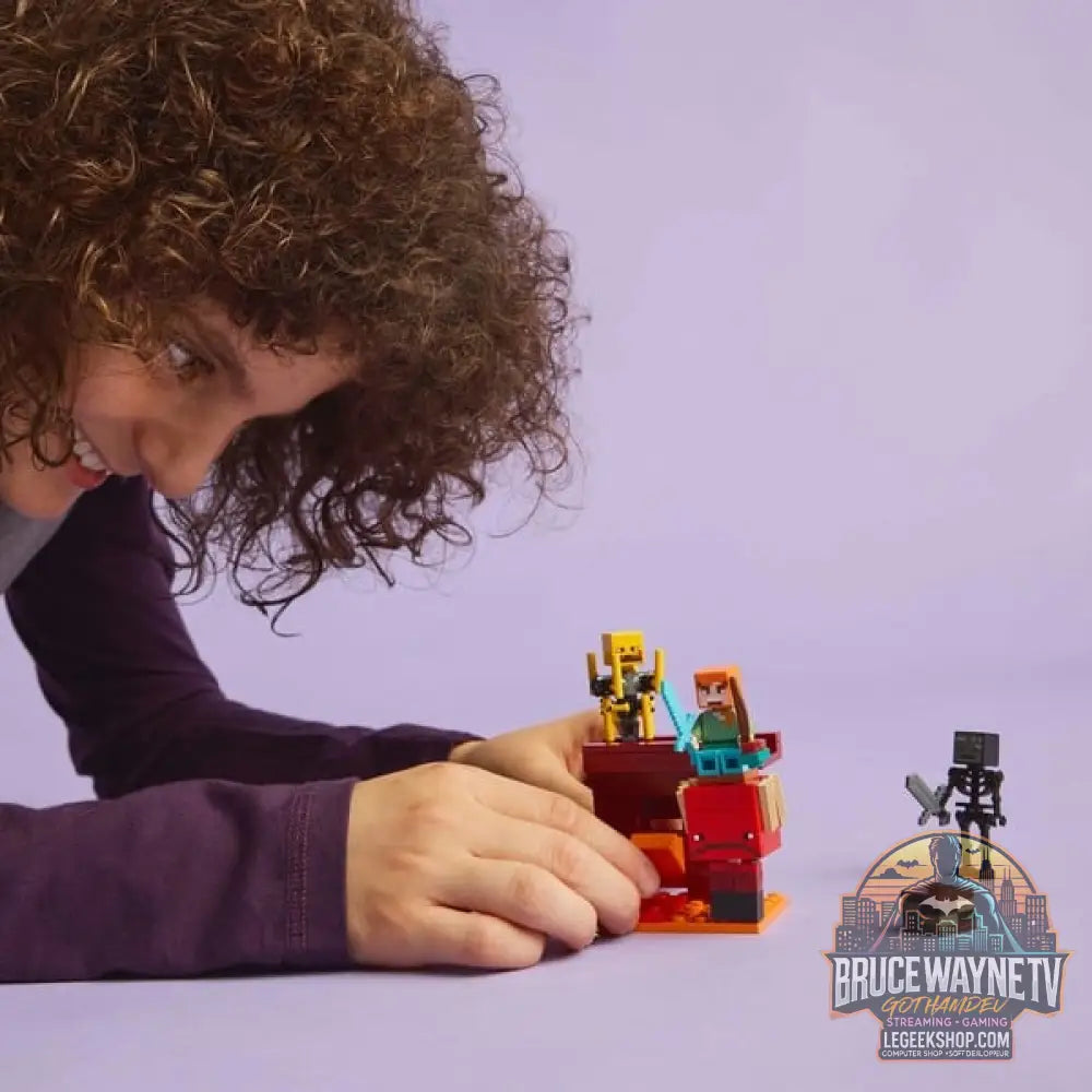LEGO 21266 Minecraft Das Lava-Duell im Nether, jeu de construction - LEGO - vue 2